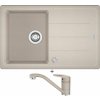Franke BFG 611-78 sahara s excentrom + Franke FC 9541.082 NOVARA PLUS sahara