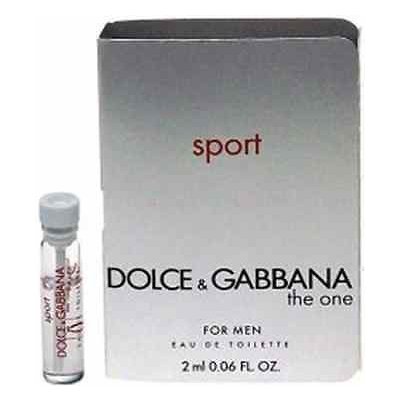 Dolce & Gabbana The One Sport, Vzorka vone pre mužov