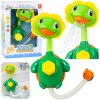 Leantoys Kúpacia hračka korytnačka s fontánou s rybami, prísavky do sprchy
