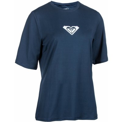 ROXY Dámske tričko s krátkymi rukávmi proti UV žiareniu s logom tmavomodré