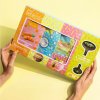 IDC Institute Set pleťových masiek a masážneho valčeka - GoVegan Face Care Trio & Jade Roller