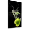 Vertikálny foto obraz na plátne Zelená jablká 50x100 cm