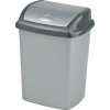 Strend Pro Kôš Curver® DOMINIK 25L, stříbrná/grafitová, na odpad