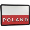WARAGOD Nášivka 3D Poľsko text 7.5x5cm