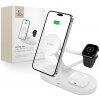 NABÍJACIA STANICA TECH-PROTECT QI15W-A41 3IN1 MAGNETIC MAGSAFE WIRELESS CHARGER WHITE