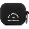 Karl Lagerfeld Rue St Guillaume silikónové puzdro pre Airpods 3, čierne 57983103569