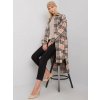 Dámska károvaná košeľa béžovo-čierna čierna One size ex moda 2016103063253