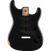 Fender Road Worn 50's Stratocaster SSS Alder Black Gitarové telo
