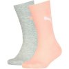 Puma dětské kotníkové ponožky Easy Rider Junior 2P Easy Rider Junior 2 páry šedé a broskvové