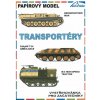 Papierový model - Transportéry - Bergepanther Man + PzKpfW T-34 + M-4 High-Speed Tractor