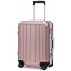 Supercase cestovný kufor s pevným hliníkovým rámom - nude - 42L