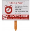Waveshare 13.3inch e-Paper Display (B), E-Ink Display, 960×680 pixels, Red / Black / White, SPI Communication