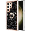 Ring Holder kryt Electroplating na Samsung Galaxy S24 Ultra 5G - Equation
