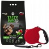 TASTY DOGS LIFE JUNIOR krmivo pre psa mini jahňacie mäso 8 kg + vodítko XS