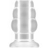 Sono No.51 Large Hollow Tunnel Butt Plug 5 Inch Transparentná