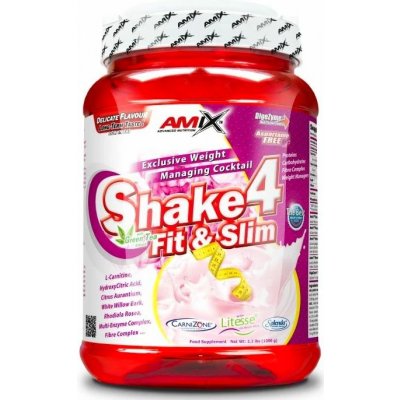 Amix Shake 4 Fit&Slim 1000 g lesní ovoce