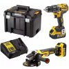 DEWALT KOMPLET COMBO DCD791 DCG405 2xAKU DCK2020P2T