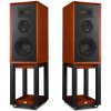 Podlahová 3-pásmová reproduktorová skriňa Wharfedale Super Linton, mahagón