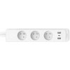 TP-Link Tapo P300 chytrý WiFi prodlužovací kabel (3x230V,2xUSB-A,1xUSB-C,2300W,10A,2,4 GHz,BT)