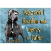 Pozorpes.sk, výstražná tabuľka (Cane Corso)