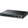 Switch TP-Link LS1210GP 1x GLAN, 8x GLAN s PoE+, 1x SFP, 61W,