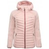 Columbia POWDER LITE SHERPA HYBRID FULL ZIP ružová strieborná