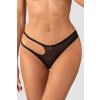 Obsessive Saturis Crotchless Thong Black
