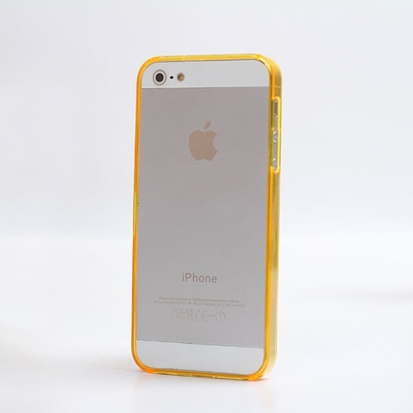 Púzdro SES Ochranné rámček BUMPER Apple iPhone 5/5S/SE - oranžové