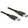 Delock Kábel USB 3.0 Typ-A samec > USB 3.0 Typ-A samec 5,0 m čierny