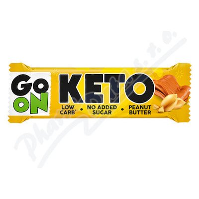 GO ON KETO tyčinka arašídové máslo 50g