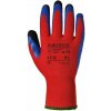 Ochranné rukavice, latexové, XL, Duo Flex, červeno modrá