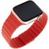 Silikonový řemínek FIXED Magnetic Strap s magnetickým zapínáním pro Apple Watch 38/40/41mm, červený FIXMST-436-RD
