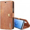 DG.MING 82720 DG.MING Peňaženkový obal 2v1 pre Samsung Galaxy S9 Plus hnedý