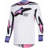 Dres SUPERTECH PRO VISTA, ALPINESTARS (bílá/fialová/černá, vel. L)
