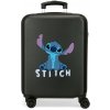 Detský cestovný ABS kufor Disney Stitch Cute 34 L - čierny