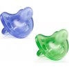 Chicco Physio Soft mix celo silikon ortodontický 00002712310000 fialová zelená