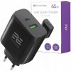Rýchla nabíjačka telefónu GaN QC PD USB-C USB-A Encore Energy 65 W