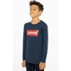 Levi's detské tričko s dlhým rukávom tmavomodrá