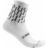 Castelli Aero Pro W 9, White Veľkosť: 35 - 38 Dámske letné ponožky s iónmi striebra