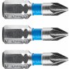 FORTUM-KITO hrot krížový Pozidriv, sada 3ks, PZ 3 x 25mm, titán. úprava, S2 4741373