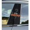 Nálepka na stĺpik auta Vlastná grafika Premium fólia ZADARMO