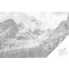 Vymalujsisam.sk Bodkovanie - Mont Blanc Farba: Zelená, Veľkosť: 40x60cm, Rám: Bez rámu, iba zrolované plátno