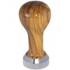 Buna café tamper, oliva, lak, 41 mm, nerez mat, plochý