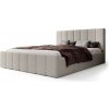 Wilsondo Manželská čalúnená posteľ s úložným priestorom Flavio Slim 180x200 - béžová