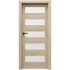 Porta doors Sonoma Interiérové dvere rámové, 80 P, 848 × 1985 mm, fólia, pravé, Sonoma, presklené, SCWHC50P08PLS0SM3KA300