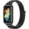 Nylonový remienok na hodinky Huawei Band 7 / 7 NFC čierna farba