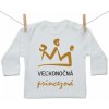 Boodyy Tričko s dlhým rukávom Veľkonočná princezná 128 (7-8 rokov)