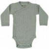 LODGER Hydrofilné zavinovacie body s dlhým rukávom Romper Tribe Silt Green Veľ. 80