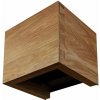 LED Solution Fasádne LED svietidlo Cube Woodline hranaté 6 W IP65 Farba svetla: Teplá biela 21618