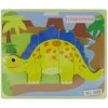 Wiky Vkladačka dinosaurus drevená 18x14,5 cm